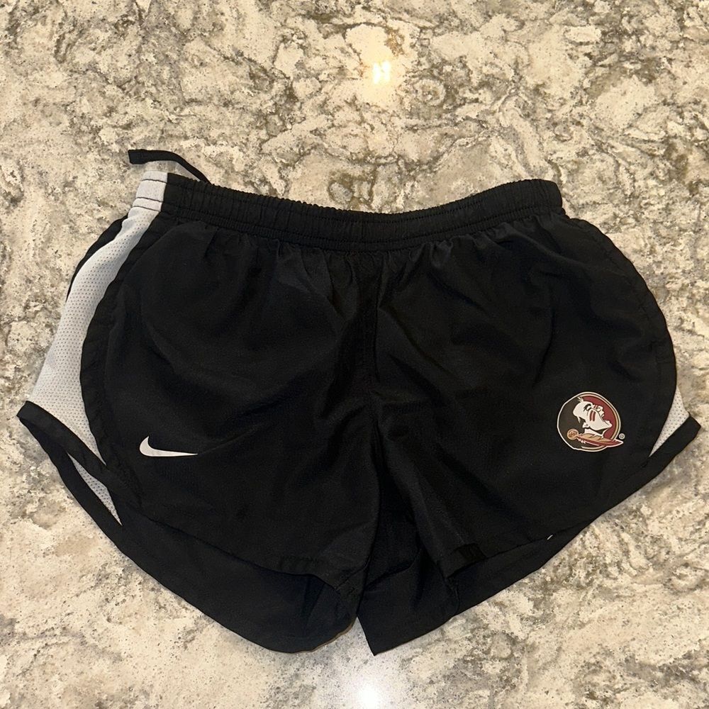 ❤️‍🔥 Nike Florida State Seminoles Dri-FIT Running Shorts – Black Sz Sm 3” Inseam